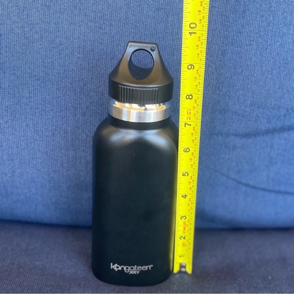NIB KANGATEEN JOEY  16.9oz Stainless Steel Water Bottle In Black w/extra… - Picture 8 of 8